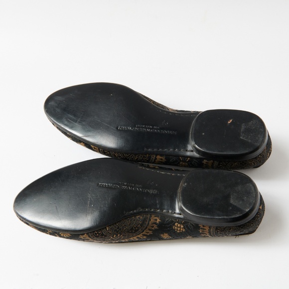 80s - SUSAN BENNIS - WARREN EDWARDS - Loafer - Men\'s - 9.5 - BLK Silk main image 4